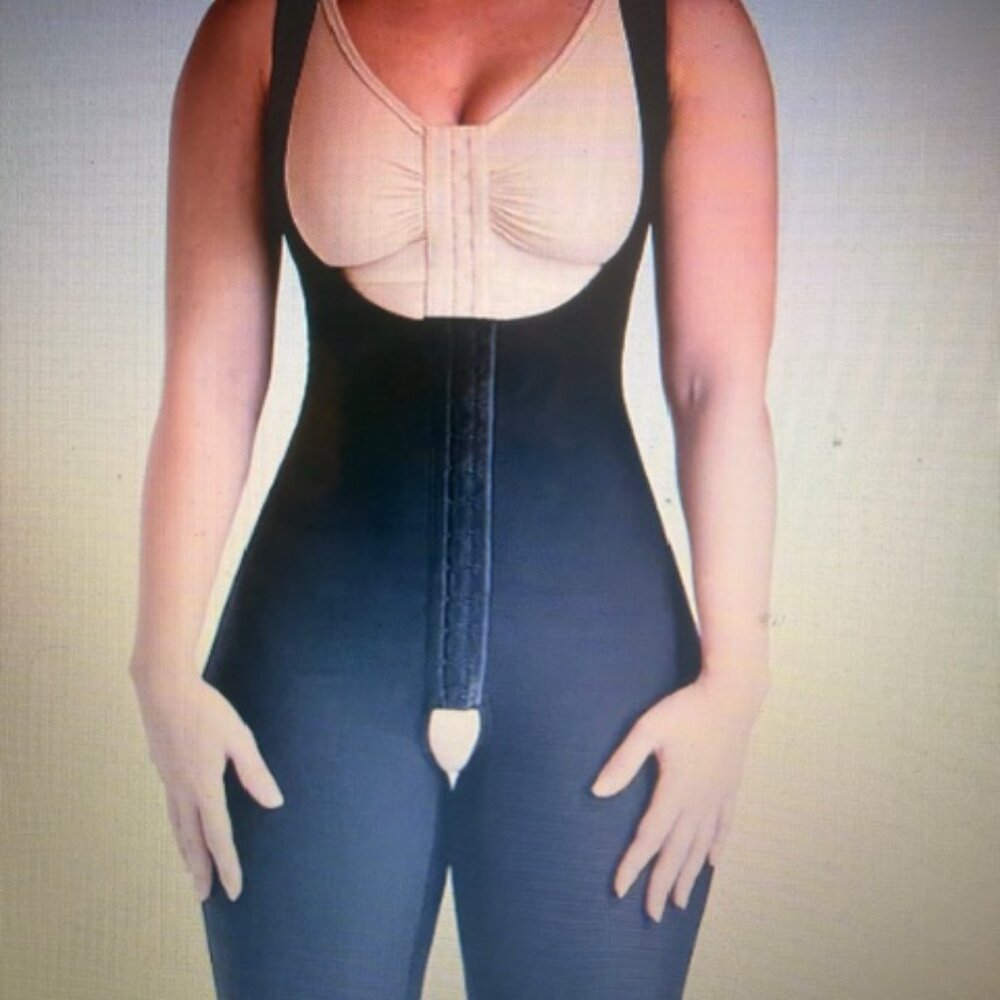 Marena Recovery Girdle with High Back - Medium black